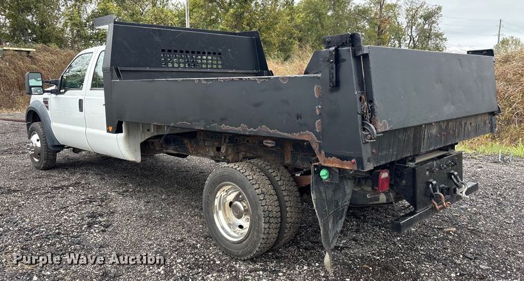 image for item EV2533 2008 Ford F550 Super Duty XL dump bed pickup truck