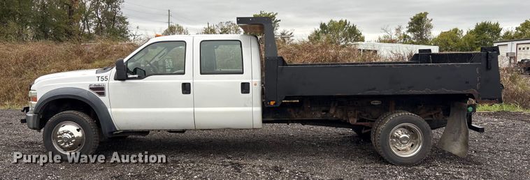 image for item EV2533 2008 Ford F550 Super Duty XL dump bed pickup truck