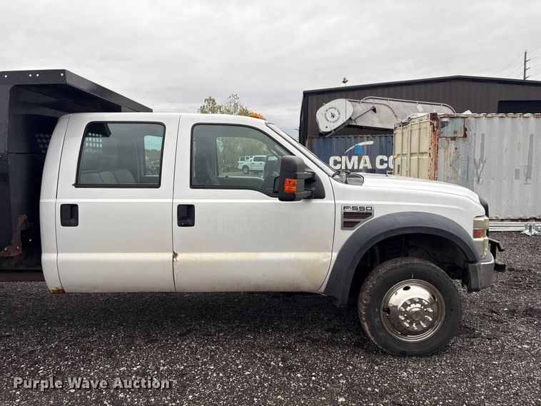 image for item EV2533 2008 Ford F550 Super Duty XL dump bed pickup truck