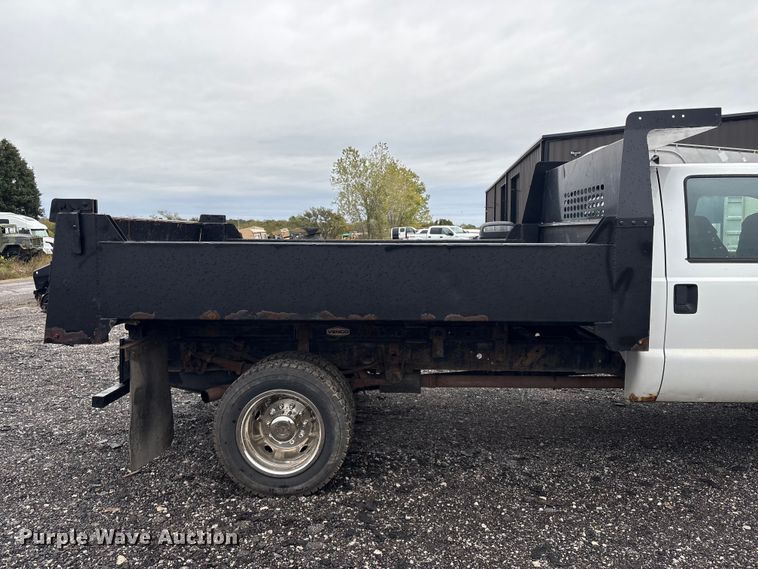 image for item EV2533 2008 Ford F550 Super Duty XL dump bed pickup truck