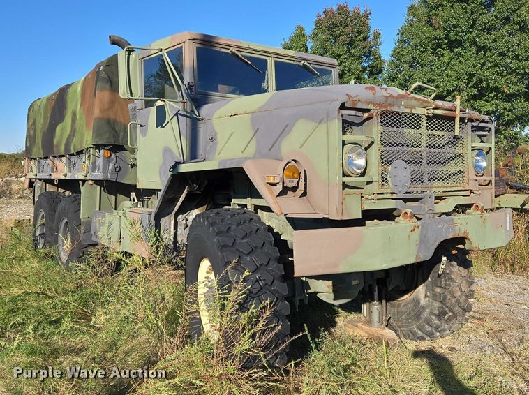 image for item EV2535 1986 AM General M934 flatbed truck