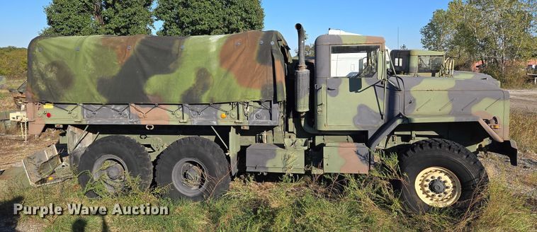image for item EV2535 1986 AM General M934 flatbed truck