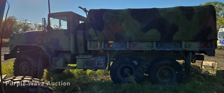 image for item EV2535 1986 AM General M934 flatbed truck