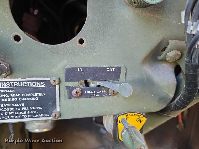 image for item EV2535 1986 AM General M934 flatbed truck