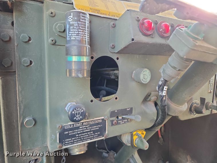 image for item EV2535 1986 AM General M934 flatbed truck