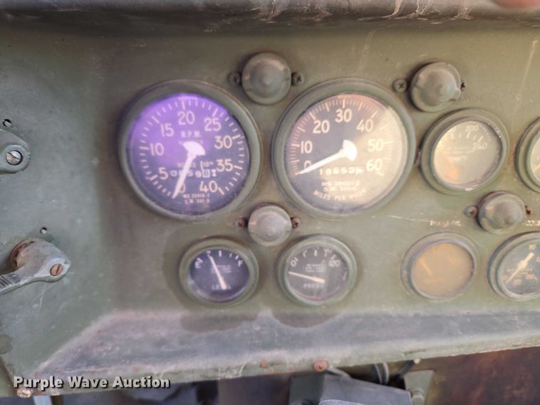 image for item EV2535 1986 AM General M934 flatbed truck