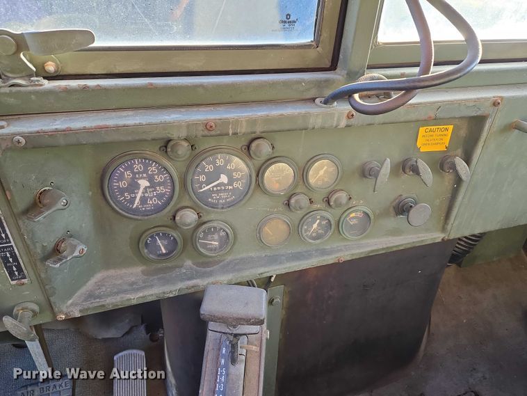 image for item EV2535 1986 AM General M934 flatbed truck