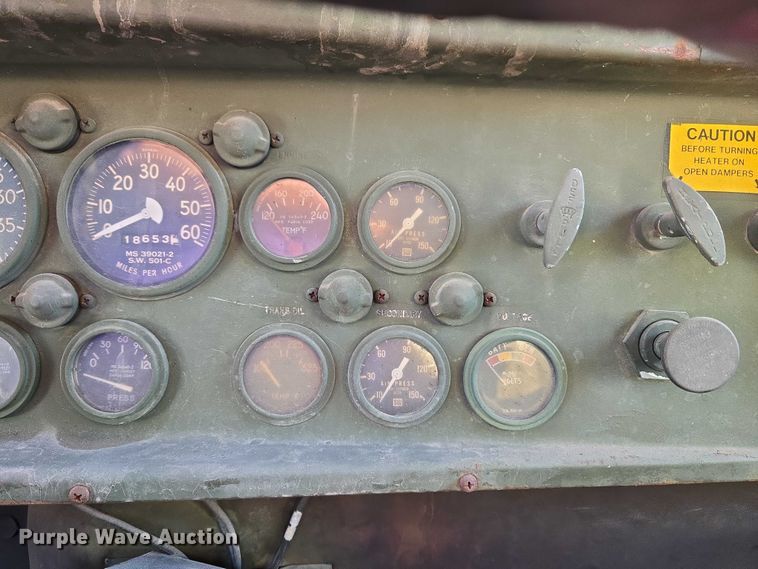 image for item EV2535 1986 AM General M934 flatbed truck