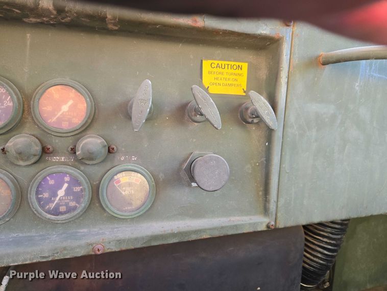 image for item EV2535 1986 AM General M934 flatbed truck