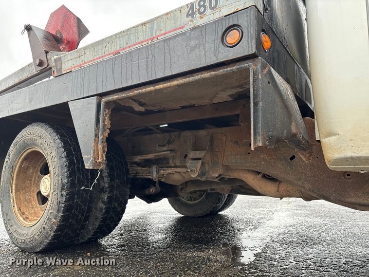 image for item EV3223 2008 Chevrolet Silverado 3500HD bale bed pickup truck