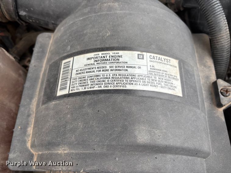 image for item EV3223 2008 Chevrolet Silverado 3500HD bale bed pickup truck