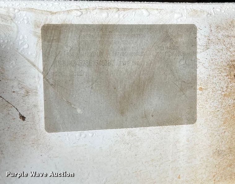 image for item EV3223 2008 Chevrolet Silverado 3500HD bale bed pickup truck