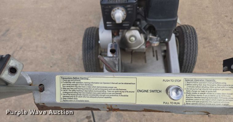 image for item EV5457 2013 Dosko stump grinder