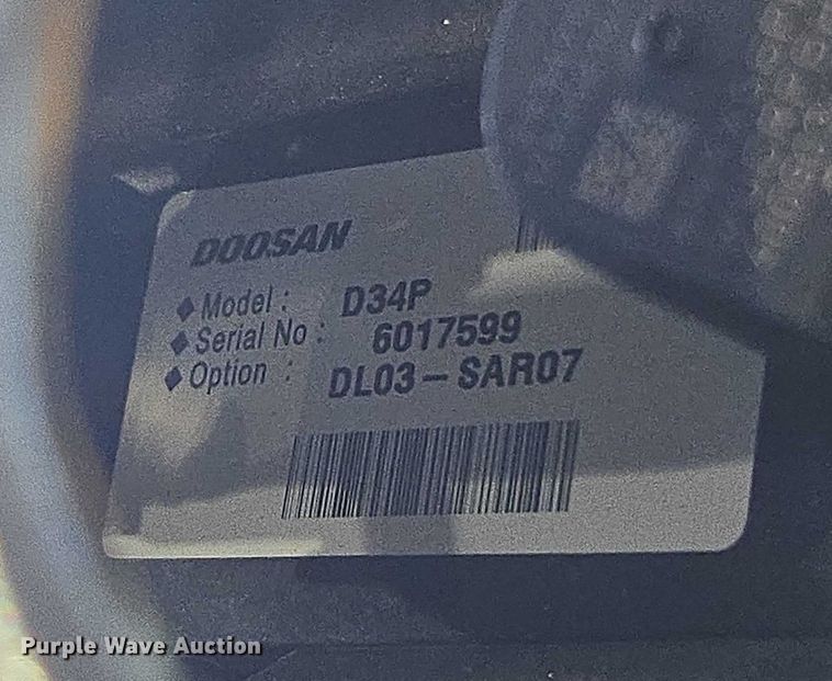 image for item EV5465 Doosan D34P engine