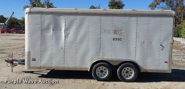 image for item FB4509 2005 Doo-Little enclosed cargo trailer