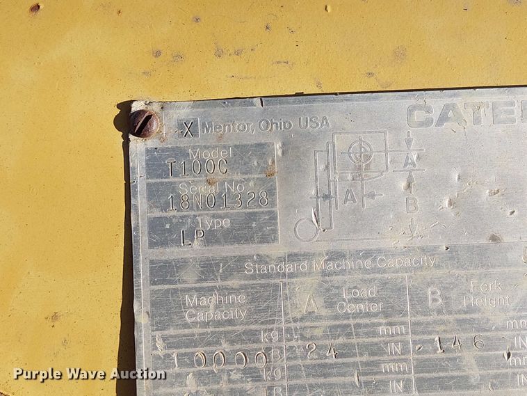 image for item FK0535 Caterpillar T100C forklift