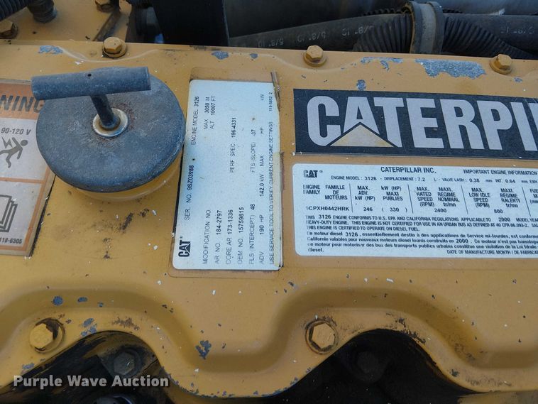 image for item JW9426 2001 GMC T7500 street sweeper truck