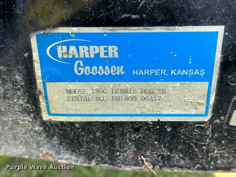 image for item NA9834 Harper 1800 debris blower