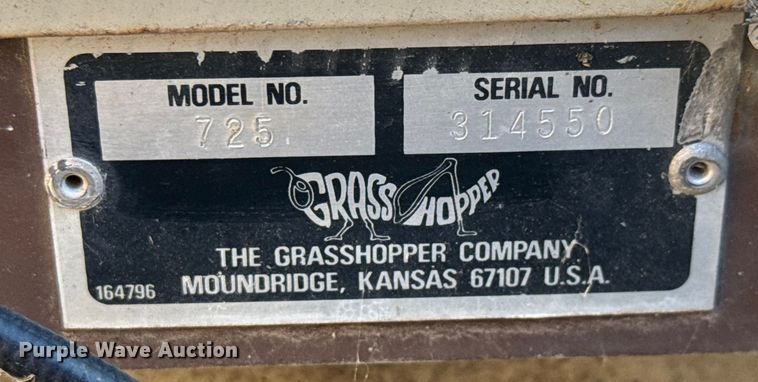 image for item NA9849 Grasshopper 725 ZTR lawn mower