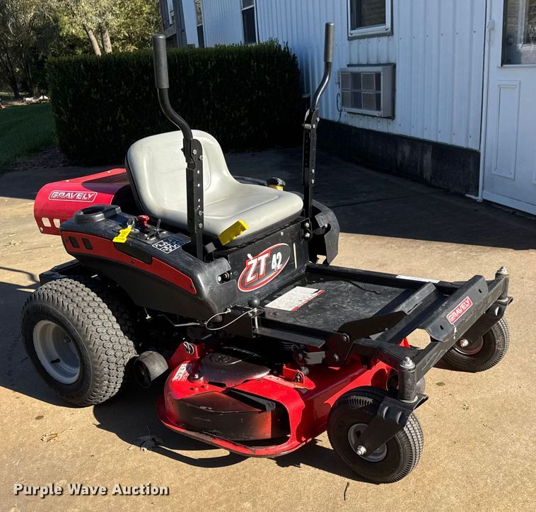 image for item NA9852 Gravely ZT 42 ZTR lawn mower