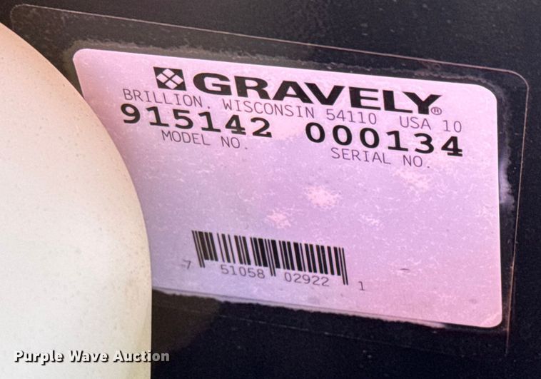 image for item NA9852 Gravely ZT 42 ZTR lawn mower