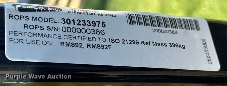 image for item NA9853 2024 Orec RM982F brush mower