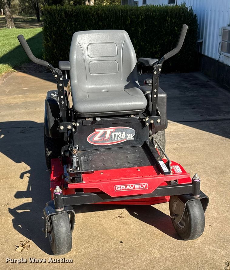 image for item NA9854 Gravely ZT1734 XL ZTR lawn mower