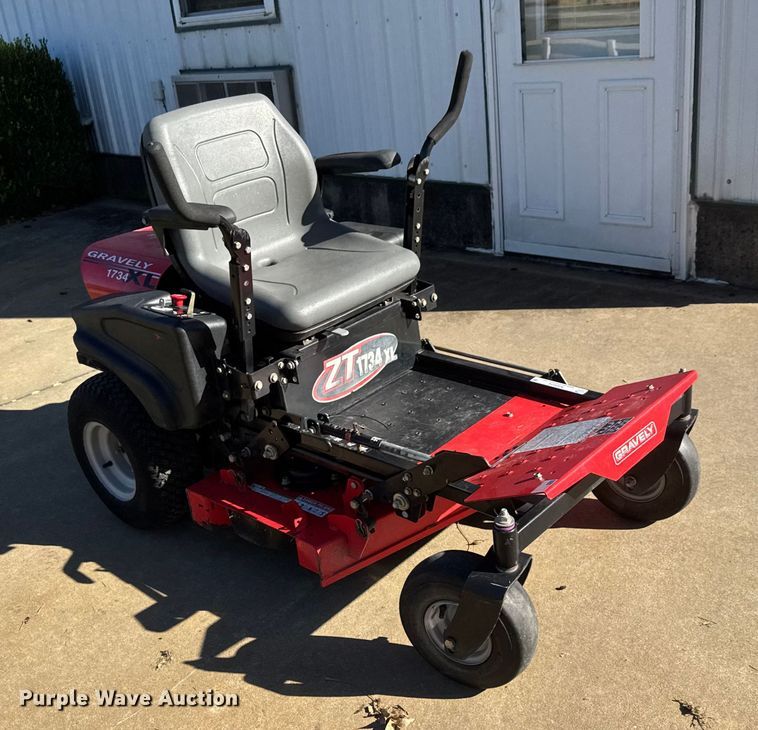 image for item NA9854 Gravely ZT1734 XL ZTR lawn mower