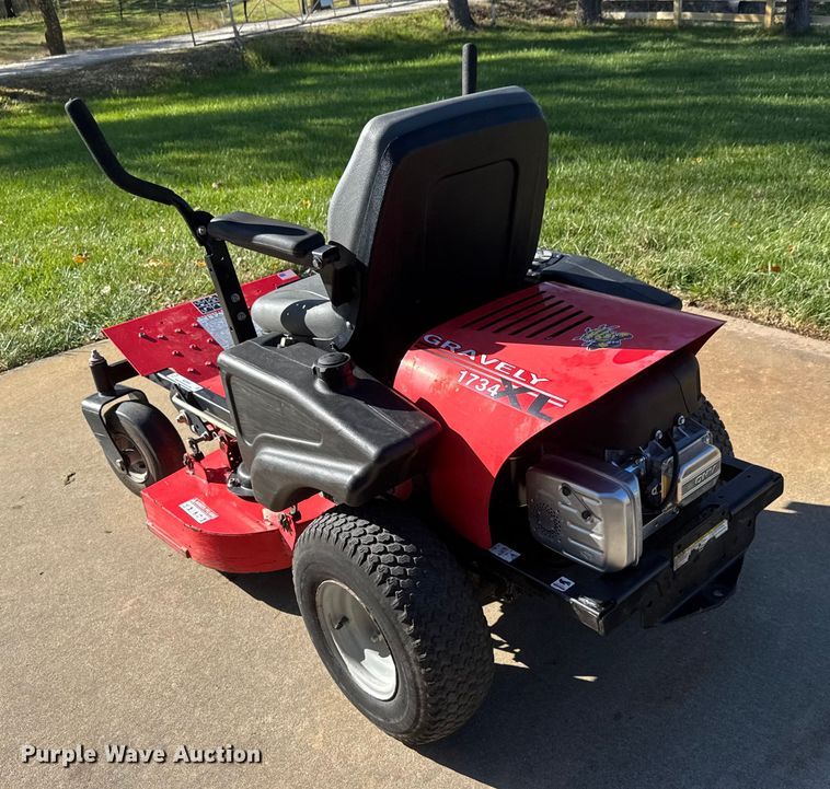 image for item NA9854 Gravely ZT1734 XL ZTR lawn mower