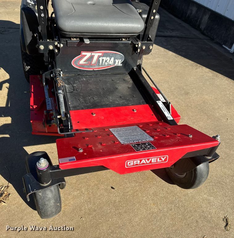 image for item NA9854 Gravely ZT1734 XL ZTR lawn mower