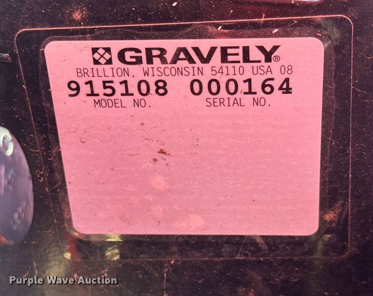 image for item NA9854 Gravely ZT1734 XL ZTR lawn mower