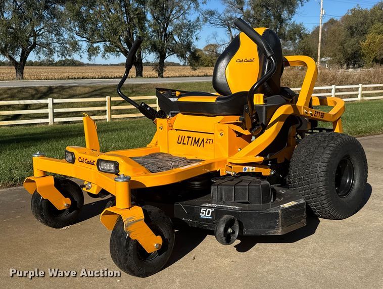 image for item NA9855 2020 Cub Cadet Ultima ZT1 ZTR lawn mower