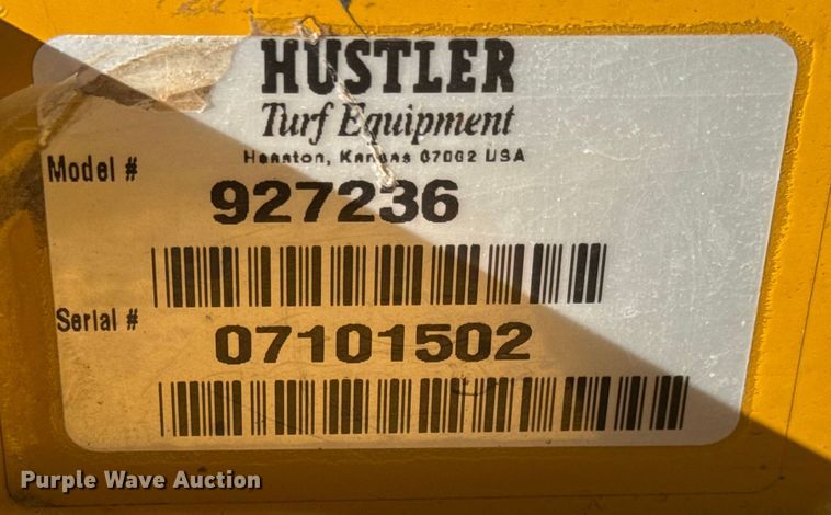 image for item NA9856 2007 Hustler Z Mini ZTR lawn mower