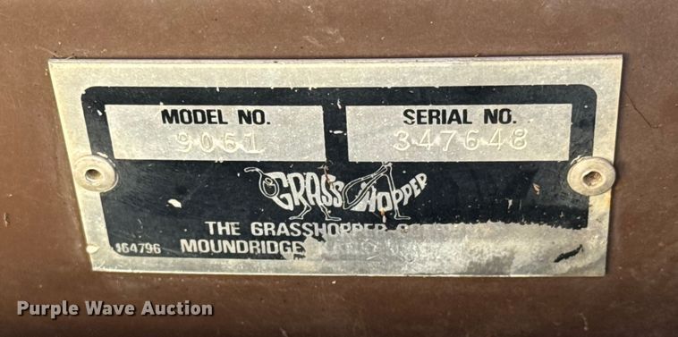 image for item NA9858 Grasshopper 725 ZTR lawn mower