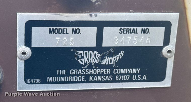 image for item NA9858 Grasshopper 725 ZTR lawn mower