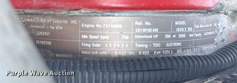 image for item NU9621 2011 Freightliner Business Class M2 flatbed truck