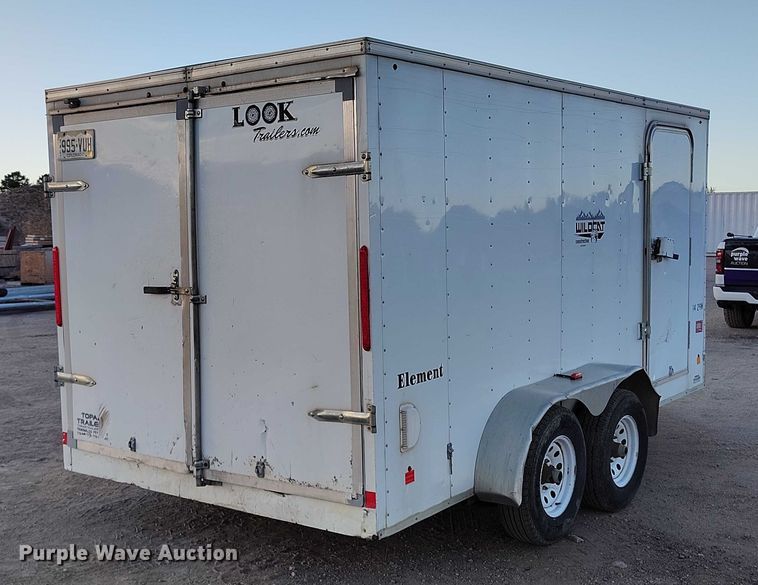 image for item YA1503 2012 LGS EWLC 7X14 TE3 enclosed cargo trailer