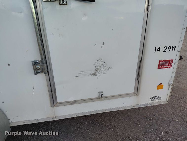 image for item YA1503 2012 LGS EWLC 7X14 TE3 enclosed cargo trailer