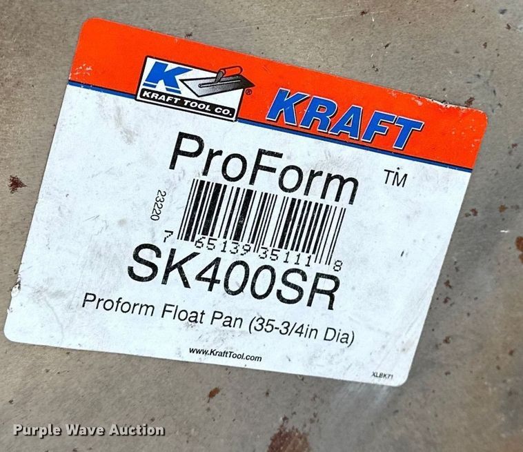 image for item DF8647 Allen Engineering Razorback Walker power trowel