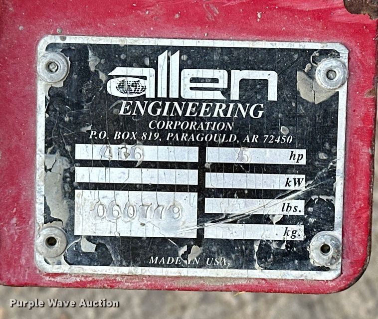 image for item DF8647 Allen Engineering Razorback Walker power trowel