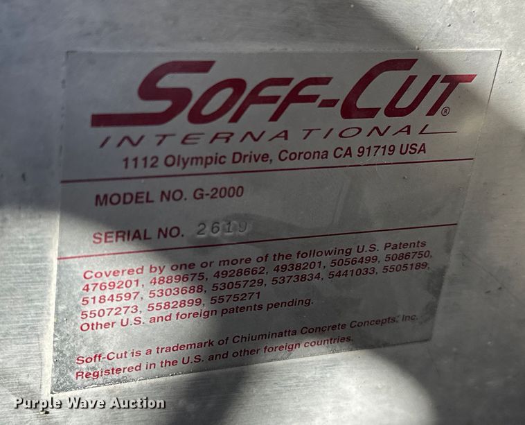 image for item DF8650 Soff-Cut G-2000 concrete saw