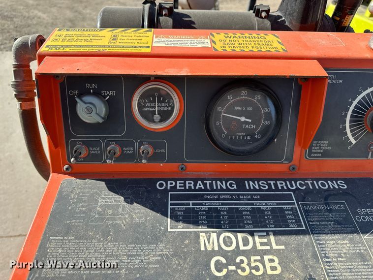 image for item DF8651 Clipper C-35B concrete saw