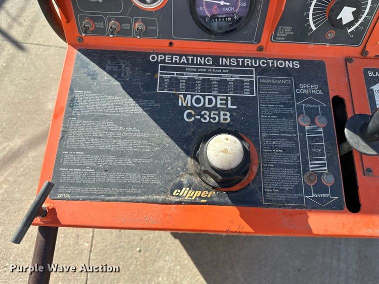 image for item DF8653 Clipper C-35B concrete saw