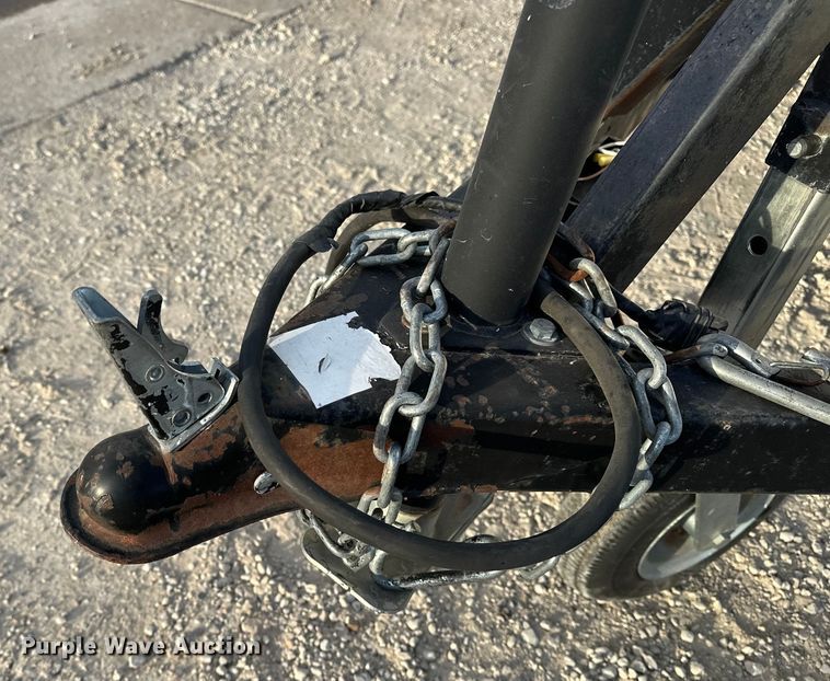 image for item DF8662 2012 Arising Industries Inc. 58SSRW enclosed cargo trailer with Mecc Alte generator