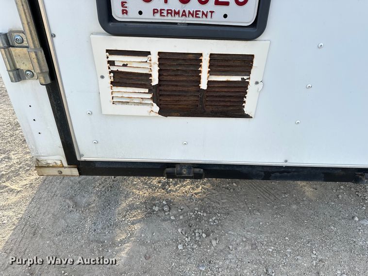 image for item DF8662 2012 Arising Industries Inc. 58SSRW enclosed cargo trailer with Mecc Alte generator