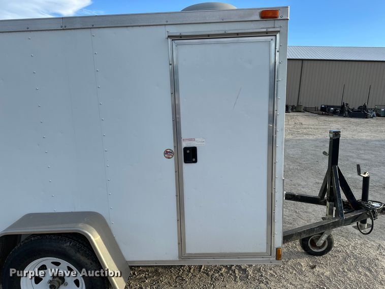 image for item DF8662 2012 Arising Industries Inc. 58SSRW enclosed cargo trailer with Mecc Alte generator