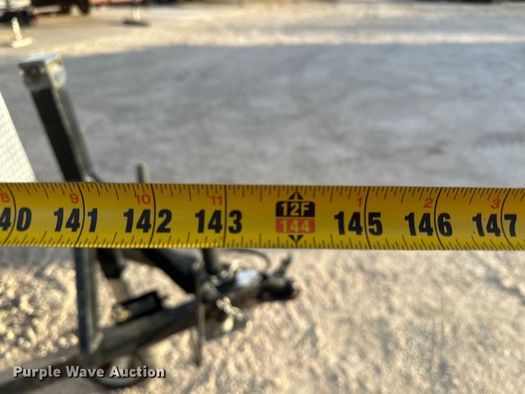 image for item DF8662 2012 Arising Industries Inc. 58SSRW enclosed cargo trailer with Mecc Alte generator