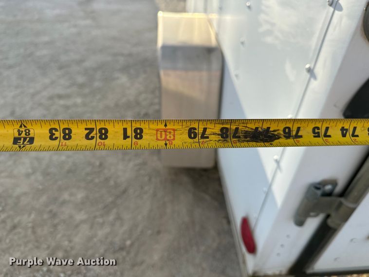 image for item DF8662 2012 Arising Industries Inc. 58SSRW enclosed cargo trailer with Mecc Alte generator