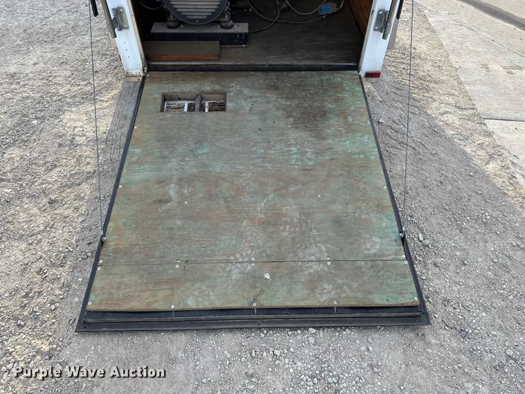 image for item DF8662 2012 Arising Industries Inc. 58SSRW enclosed cargo trailer with Mecc Alte generator