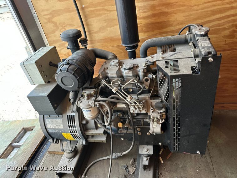 image for item DF8662 2012 Arising Industries Inc. 58SSRW enclosed cargo trailer with Mecc Alte generator